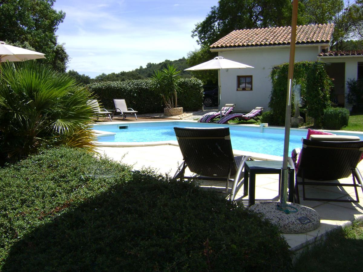 Domaine A L'Aise - Piscine Chauffee Bed and Breakfast Plaissan Kamer foto